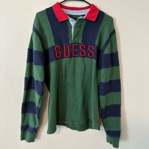 Medium Vintage Guess Jeans Polo Rugby Shirt